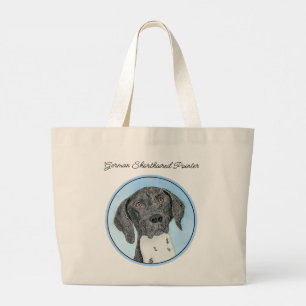 Deutsche Kurzzeitermalerei Original Art Jumbo Stoffbeutel