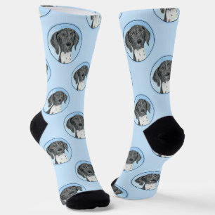 Deutsche Kurzzeitermalerei Original Art Socken