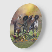 Deutsche Kurzzeiteruhr Große Wanduhr (Winkel)