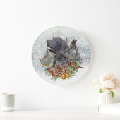 Deutsche Kurzzeiteruhr Große Wanduhr (Zuhause)