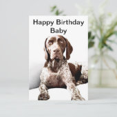 Deutsche Kurzzeitkarte Dankeskarte (Stehend Vorderseite)