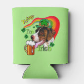 Deutsche Kurzzeitpointer St Patricks Day Dosenkühler (Rückseite)