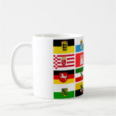 Deutsche Länder-Staats-Flaggen Kaffeetasse (Links)