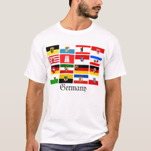 Deutsche Länder-Staats-Flaggen T-Shirt