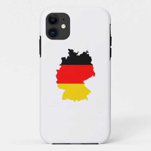 Deutsche Landesflagge Case-Mate iPhone Hülle (Rückseite)