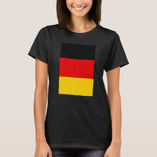 Deutsche Landesflagge T-Shirt (Vorderseite)