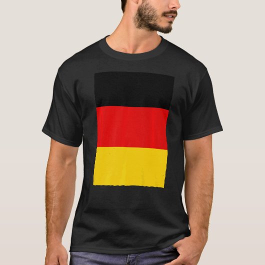 Deutsche Landesflagge T-Shirt (Vorderseite)