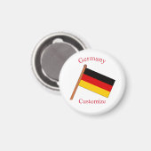 Deutsche Landesflagge Thunder_Cove Magnet (Vorderseite/Rückseite)