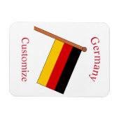 Deutsche Landesflagge Thunder_Cove Magnet (Horizontal)