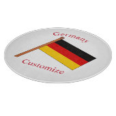 Deutsche Landesflagge Thunder_Cove Schneidebrett (Ecke)
