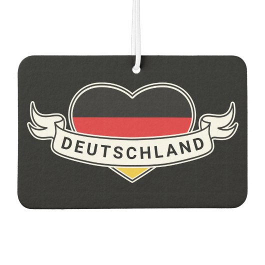 Deutsche Liebe Autolufterfrischer (Vorderseite)