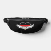 Deutsche Liebe individuelle Name & Text Bauchtasche (Ablage )