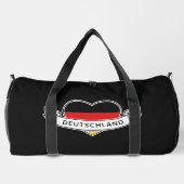 Deutsche Liebe individuelle Name & Text Duffle Bag (Rückseite)
