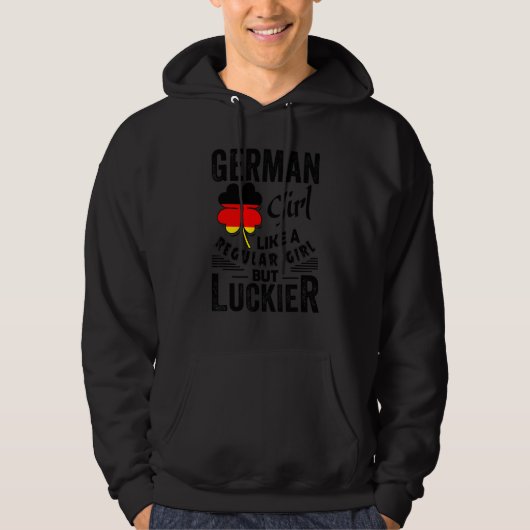 Deutsche Mädchen wie ein normales Mädchen, aber Lu Hoodie (Vorderseite)