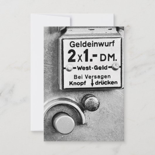 Deutsche Mark Einwurf Vintage (Vorderseite)