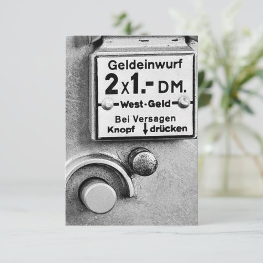 Deutsche Mark Einwurf Vintage (Stehend Vorderseite)