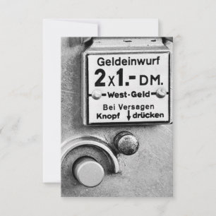 Deutsche Mark Einwurf Vintage