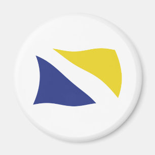 Deutsche Minderheit in Nordschleswig Flagge Magnet