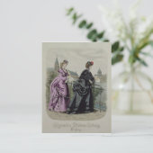 Deutsche Mode aus Leipzig Postkarte (Stehend Vorderseite)