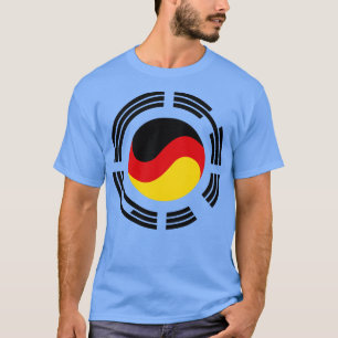 Deutsche, multinationale Patriot-Flaggenreihe T-Shirt