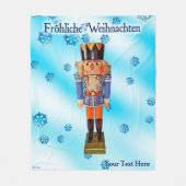 Deutsche Nutcracker - Fröhliche Weihnachten Fleece (Vorderseite)