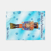 Deutsche Nutcracker - Fröhliche Weihnachten Fleece (Vorderseite (Horizontal))