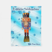 Deutsche Nutcracker - Fröhliche Weihnachten Fleece (Vorderseite)