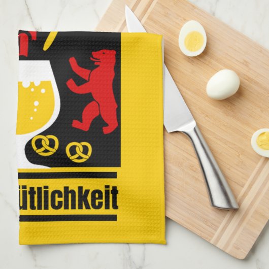 Deutsche Pilsner Beer Drinkers Geschirrtuch (Viertel Falte)