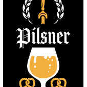 Deutsche Pilsner Beer Drinkers Geschirrtuch