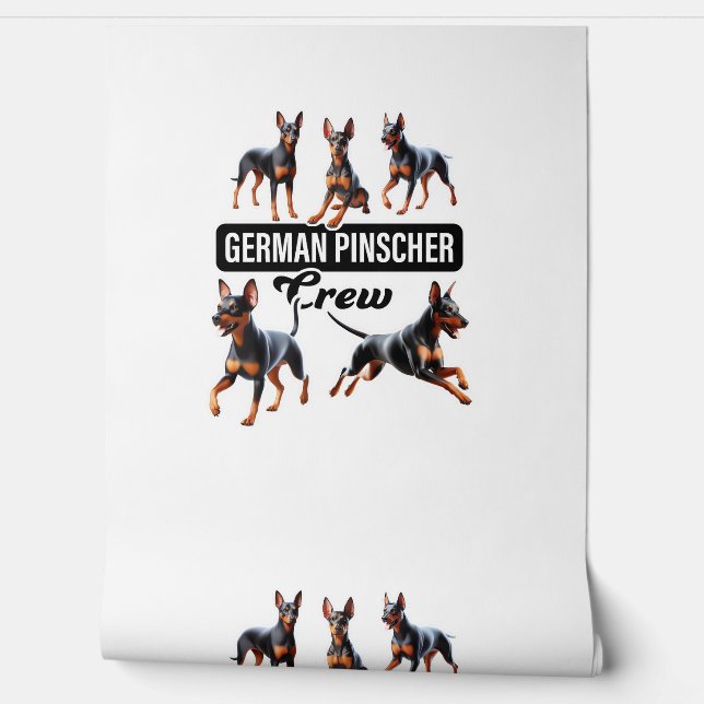 Deutsche Pinscher Crew Tapete (Abrollen)