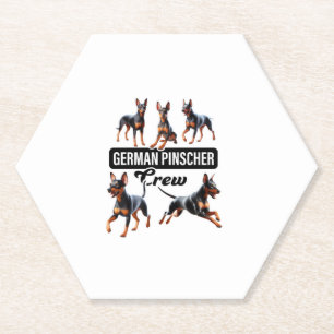 Deutsche Pinscher Crew Untersetzer
