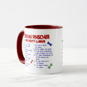 DEUTSCHE PINSCHER Eigentums-Gesetze 2 Tasse (Vorderseite Links)