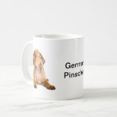 Deutsche Pinscher-Fan-Tasse #2 Kaffeetasse (Vorderseite Links)