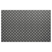 Deutsche Pinscher Hund Silhouetten Gemustert Stoff (Yard (91,4 cm))