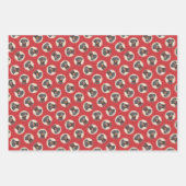 Deutsche Pinscher Malerei Schwarzer Original Hund Geschenkpapier Set (Vorderseite 2)