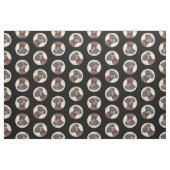 Deutsche Pinscher Malerei Schwarzer Original Hund  Stoff (Fat Quarter (45,7 x 55,9 cm))