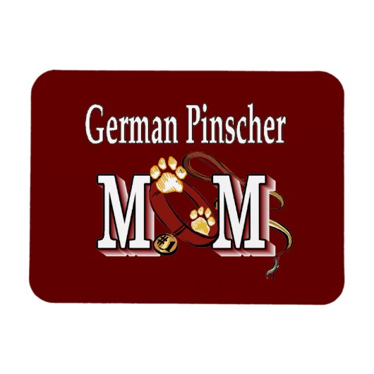 Deutsche Pinscher Mama Geschenke Magnet (Horizontal)