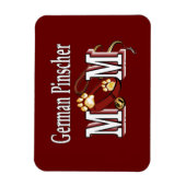 Deutsche Pinscher Mama Geschenke Magnet (Vertikal)