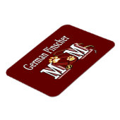 Deutsche Pinscher Mama Geschenke Magnet (Linke Seite)