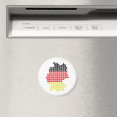 Deutsche Pixelflagge Magnet (In Situ (Geschirrspüler))