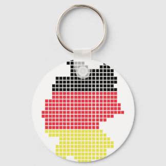 Deutsche Pixelflagge Schlüsselanhänger