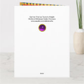 DEUTSCHE POET ALS TEUTONISCHE KNIGHT MEDIEVENTUELL KARTE (Rückseite)