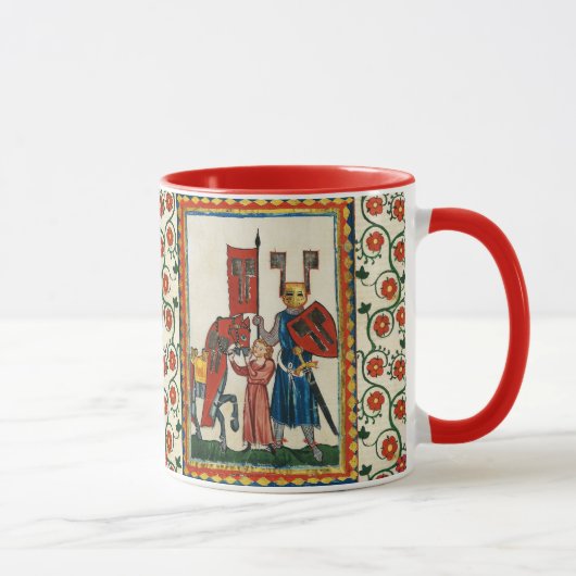 DEUTSCHE POET ALS TEUTONISCHE KNIGHT MEDIEVENTUELL TASSE (Rechts)