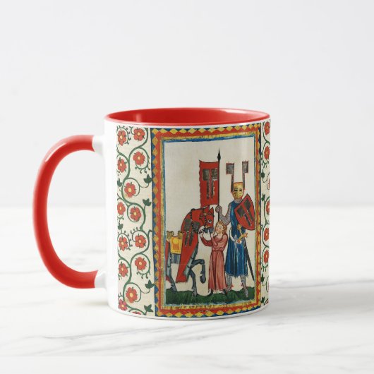DEUTSCHE POET ALS TEUTONISCHE KNIGHT MEDIEVENTUELL TASSE (Links)