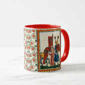 DEUTSCHE POET ALS TEUTONISCHE KNIGHT MEDIEVENTUELL TASSE (VorderseiteRechts)