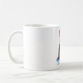 Deutsche Pointer Weihnachtsmannmütze will Weihnach Kaffeetasse (Links)