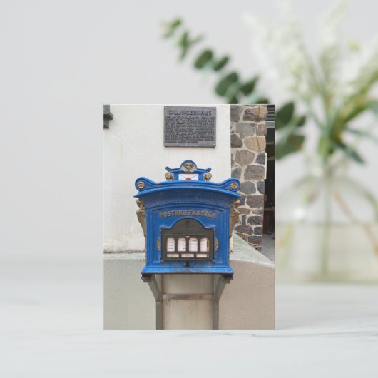 Deutsche Post (Deutsche Post) - Blue Postkarte (Stehend Vorderseite)