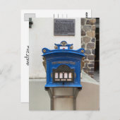Deutsche Post (Deutsche Post) - Blue Postkarte (Vorne/Hinten)
