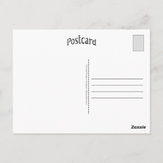 Deutsche Post (Deutsche Post) - Blue Postkarte (Rückseite)