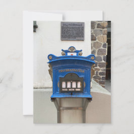 Deutsche Post (Deutsche Post) - Blue Postkarte